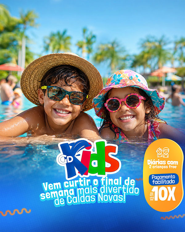 GD Hotéis - GD Kids - Dia das Crianças em Caldas Novas